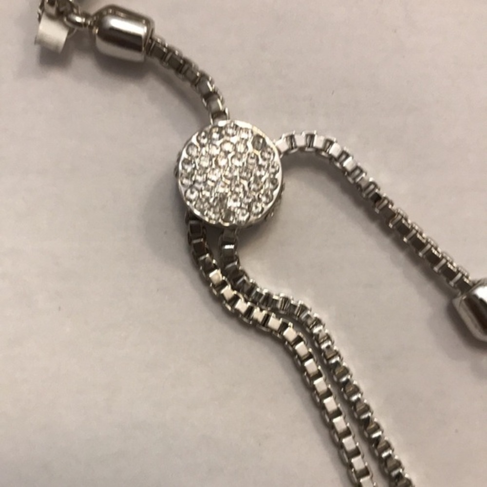 Adjustable Rhinestone bracelet - Picture 3 of 5